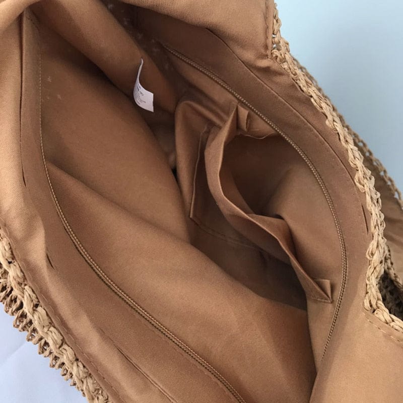 Celvera Gevlochten Tote Bag – Licht, Ruim & Zomers van Karakter