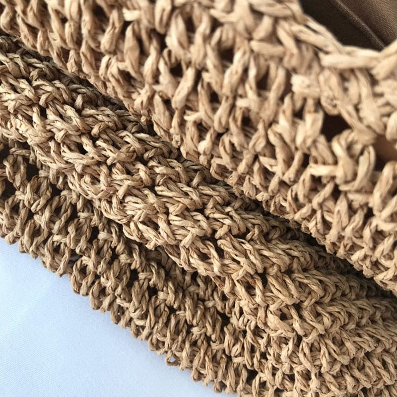 Celvera Gevlochten Tote Bag – Licht, Ruim & Zomers van Karakter