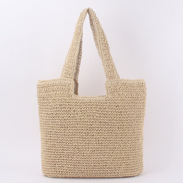 Celvera Gevlochten Tote Bag – Licht, Ruim & Zomers van Karakter