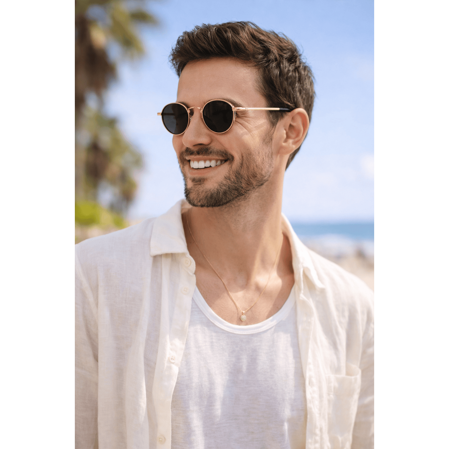 Celvera Zonnebril Unisex | Tijdloos Rond Model | UV Bescherming | Premium Afwerking
