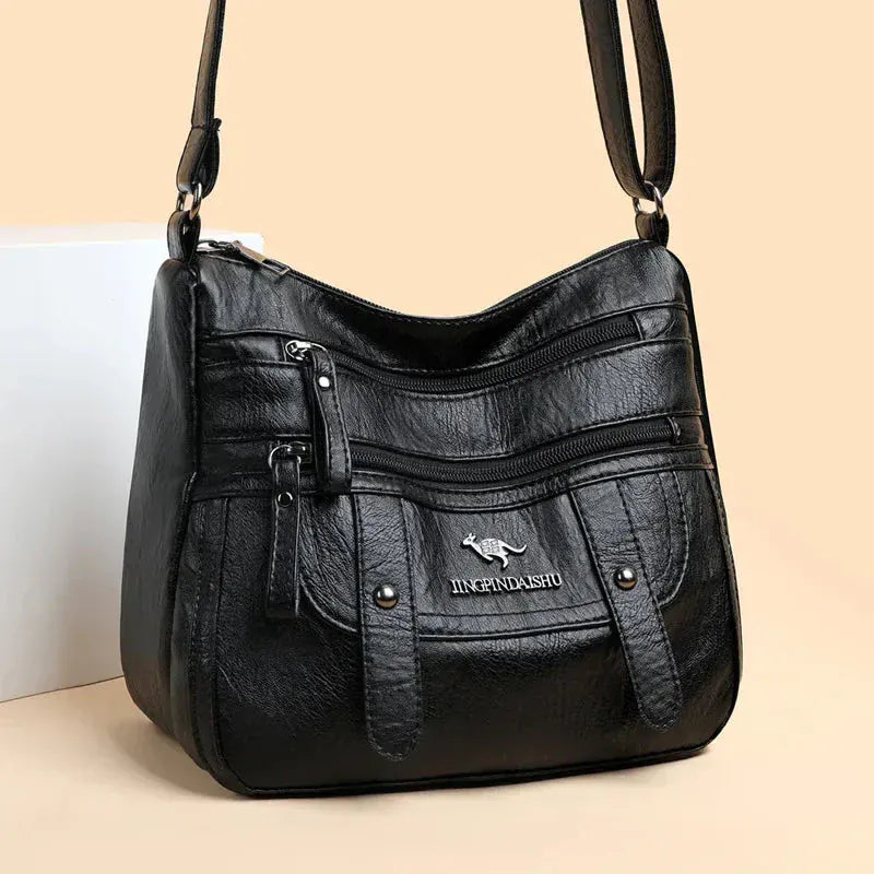 Celvera Vintage Look Schoudertas Dames – Tijdloos & Comfortabel