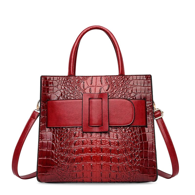 Celvera Designer Handtas in Croco Stijl – Chique en Praktisch voor Vrouwen