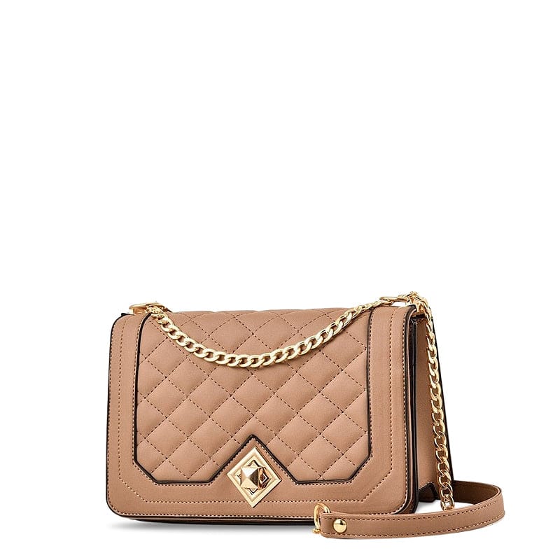 Celvera Trendy Crossbody Schoudertas met Diamantpatroon – Stijlvol & Compact