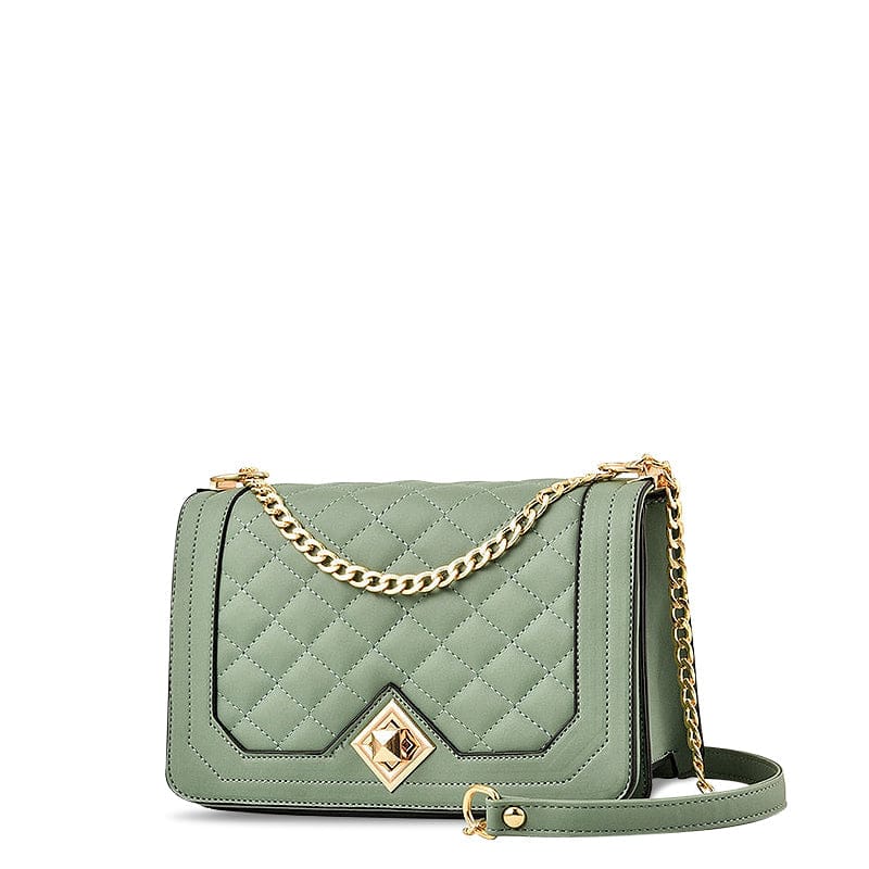 Celvera Trendy Crossbody Schoudertas met Diamantpatroon – Stijlvol & Compact