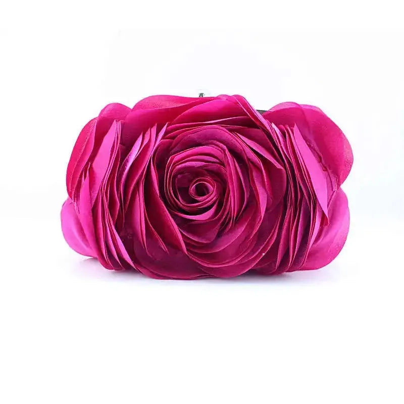 Celvera Tas Dames - Avondtasje met Bloem en Ketting | Elegant