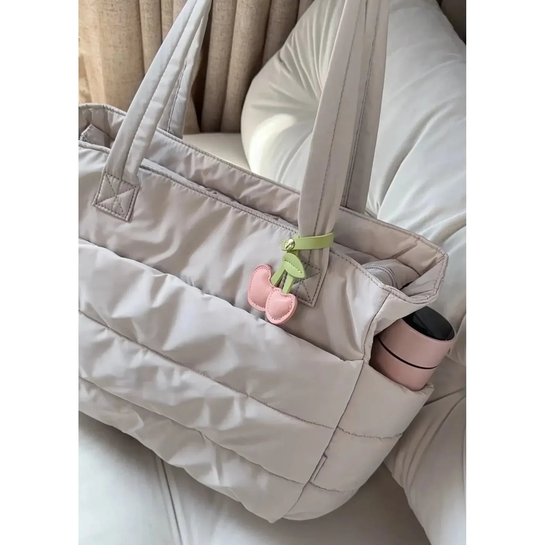 Celvera Tas Dames - Lichtgewicht Tote Bag met Zijvakken en Dubbele Hengsels