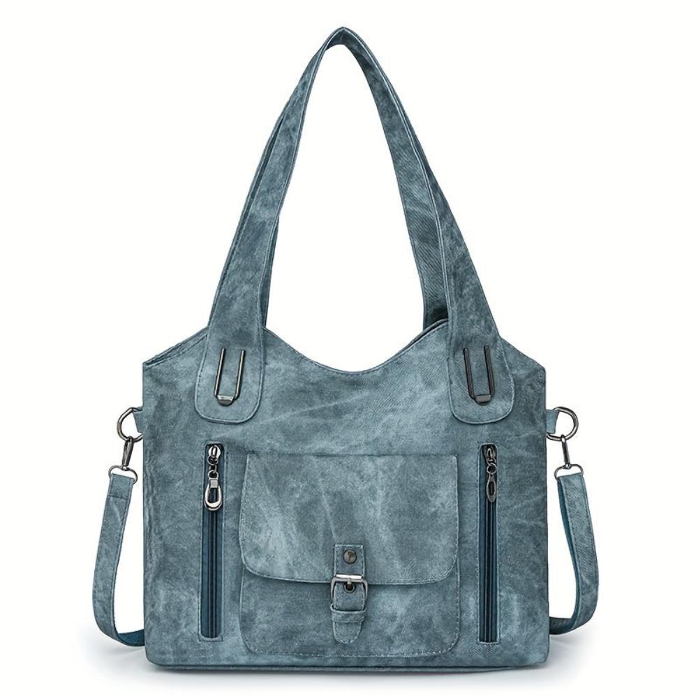 Celvera Tas Dames - Ruime Hobo met Meerdere Vakken en Frontklep | Casual