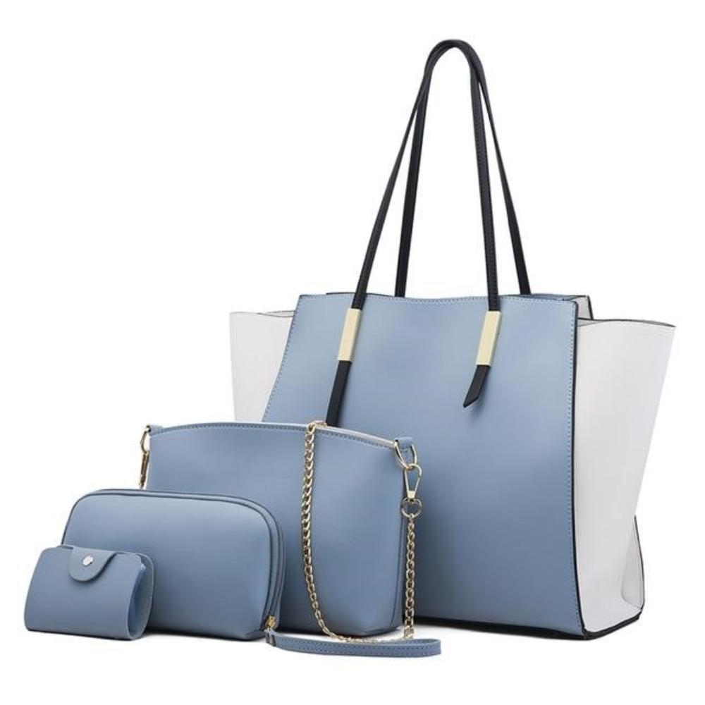 Celvera Tas Dames - 4-Delige Set met Shopper, Crossbody en Clutch | Chic
