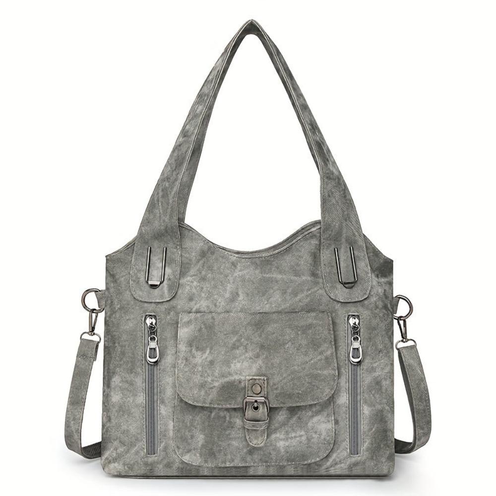 Celvera Tas Dames - Ruime Hobo met Meerdere Vakken en Frontklep | Casual