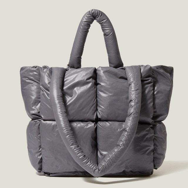 Celvera Tas Dames - Gewatteerde Tote met Gevuld Handvat en Puffer Panelen | Casual