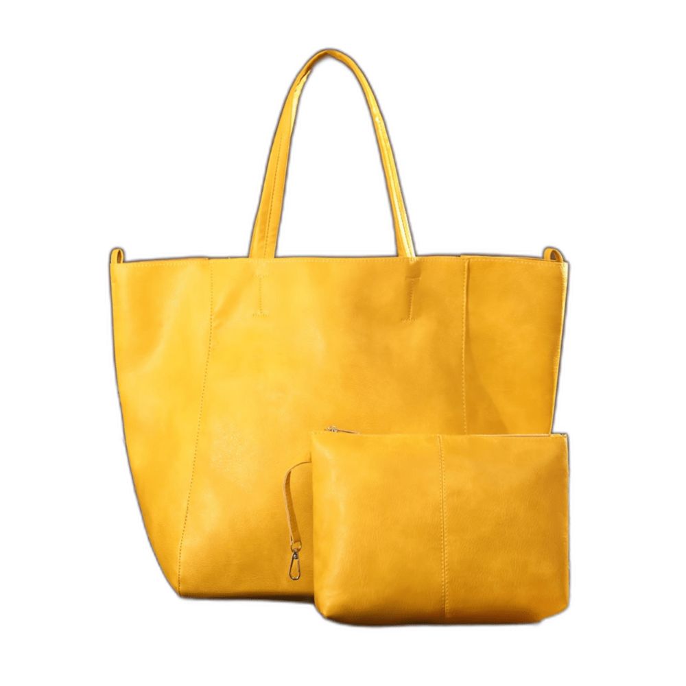 Celvera Tas Dames - Oversized Zachte Shopper met Ringdetail en Dubbele Riem | Casual