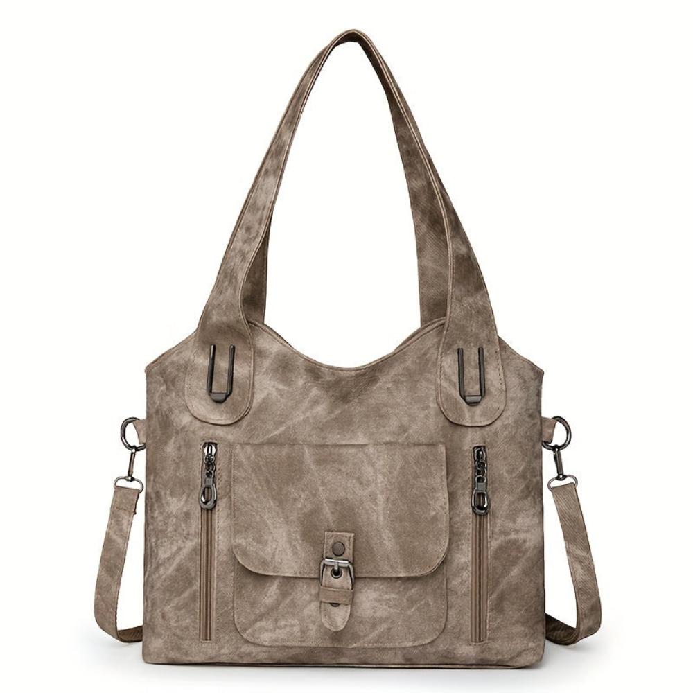 Celvera Tas Dames - Ruime Hobo met Meerdere Vakken en Frontklep | Casual