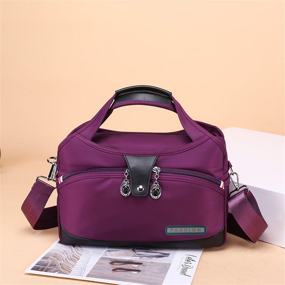 Celvera Tas Dames - Lichtgewicht Handtas met Decoratieve Hangers | Riem