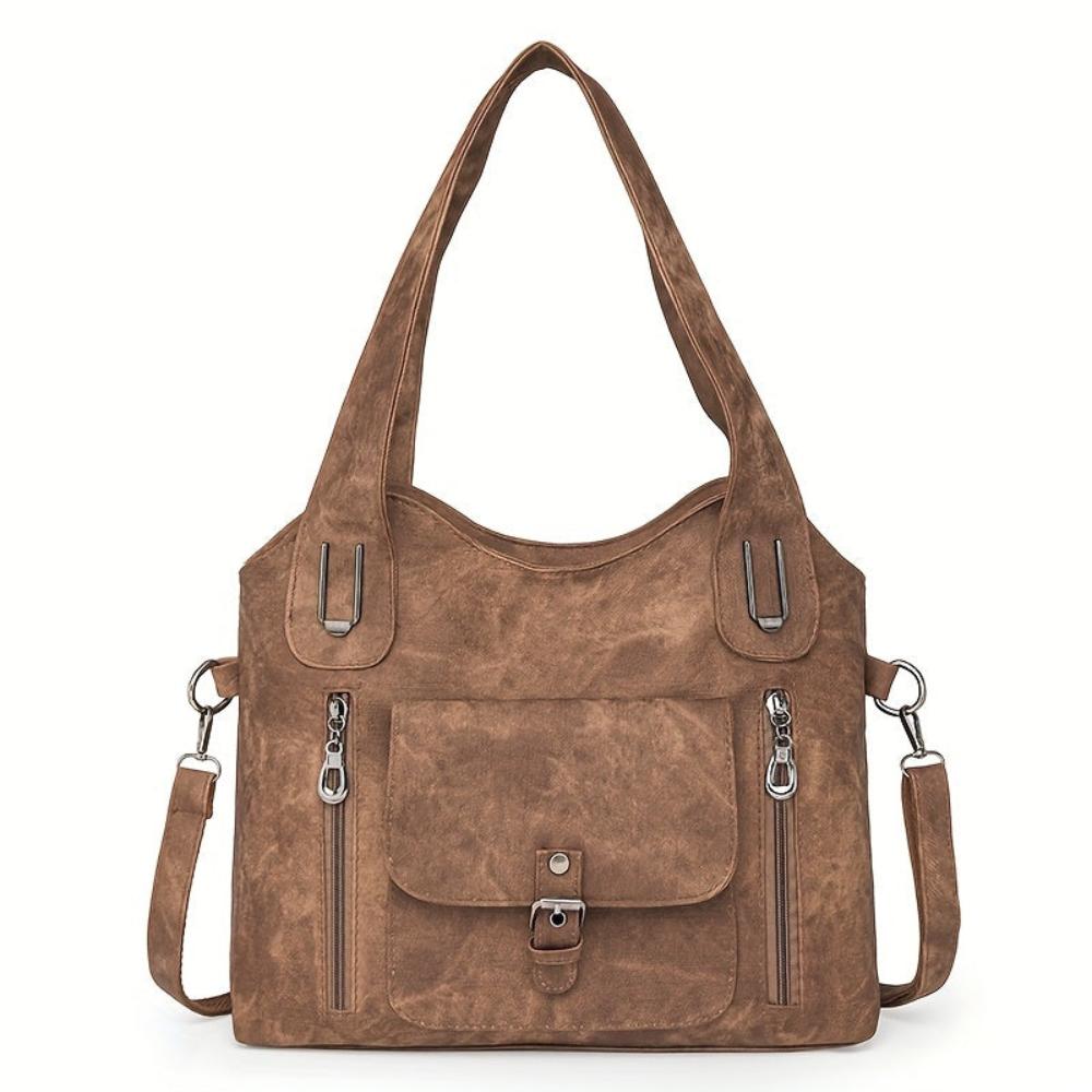 Celvera Tas Dames - Ruime Hobo met Meerdere Vakken en Frontklep | Casual