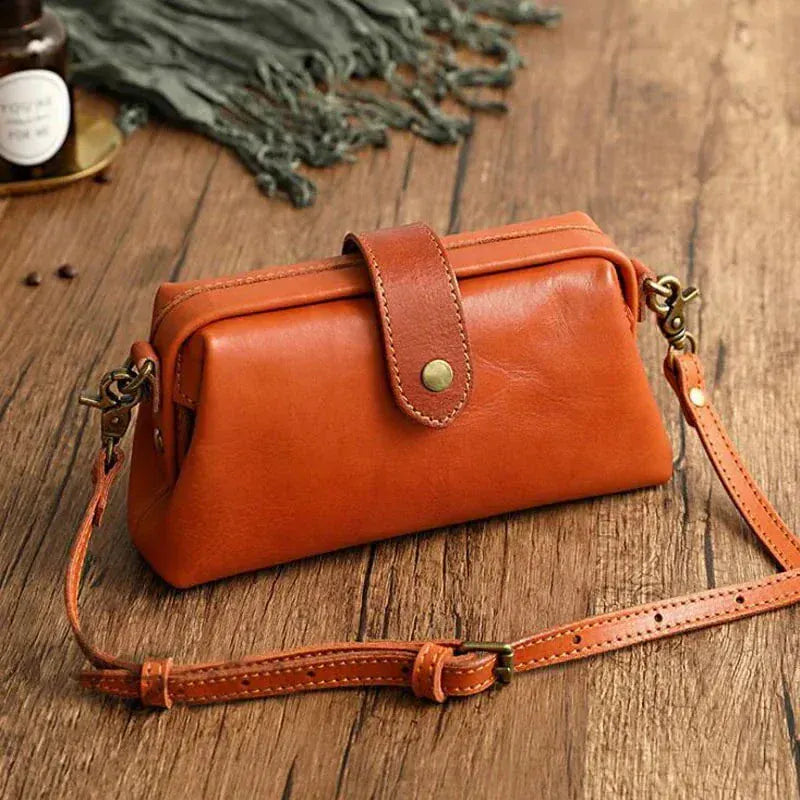 Celvera Tas Dames - Retro Crossbody met Drukknoop en Verstelbare Riem | Casual