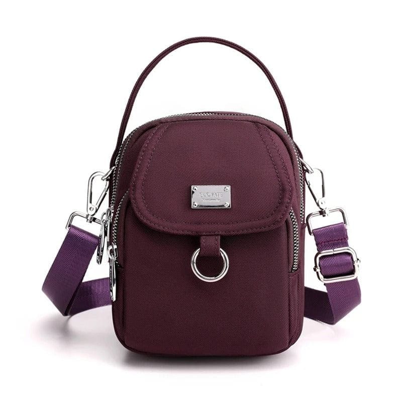 Celvera Tas Dames - Compacte Mini Crossbody met Tophandvat en Brede Riem | Mini