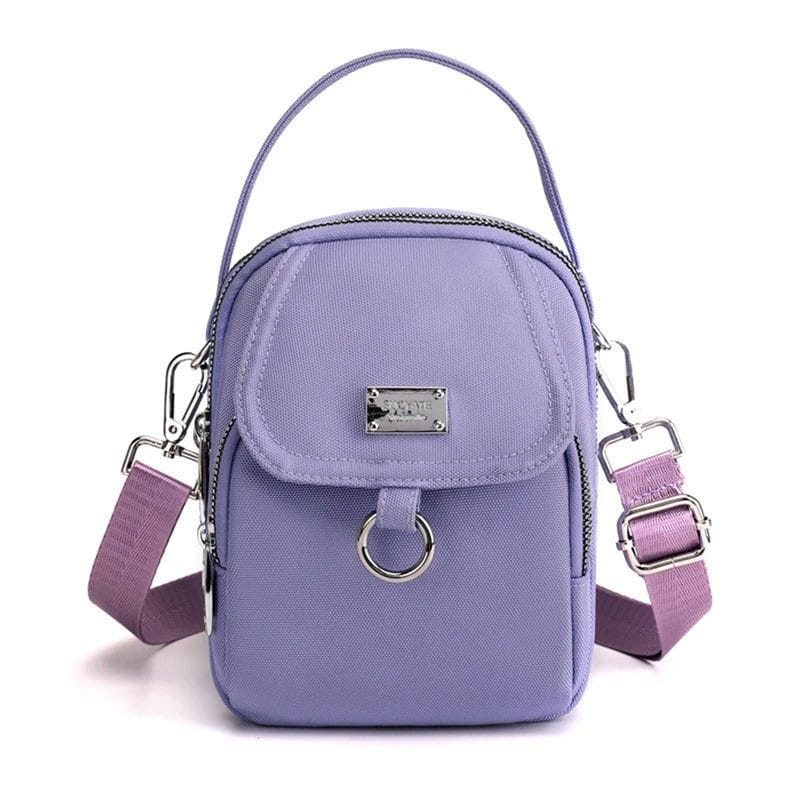 Celvera Tas Dames - Compacte Mini Crossbody met Tophandvat en Brede Riem | Mini