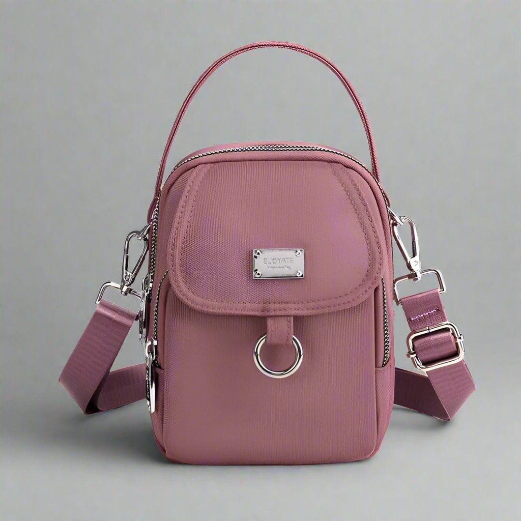 Celvera Tas Dames - Compacte Mini Crossbody met Tophandvat en Brede Riem | Mini