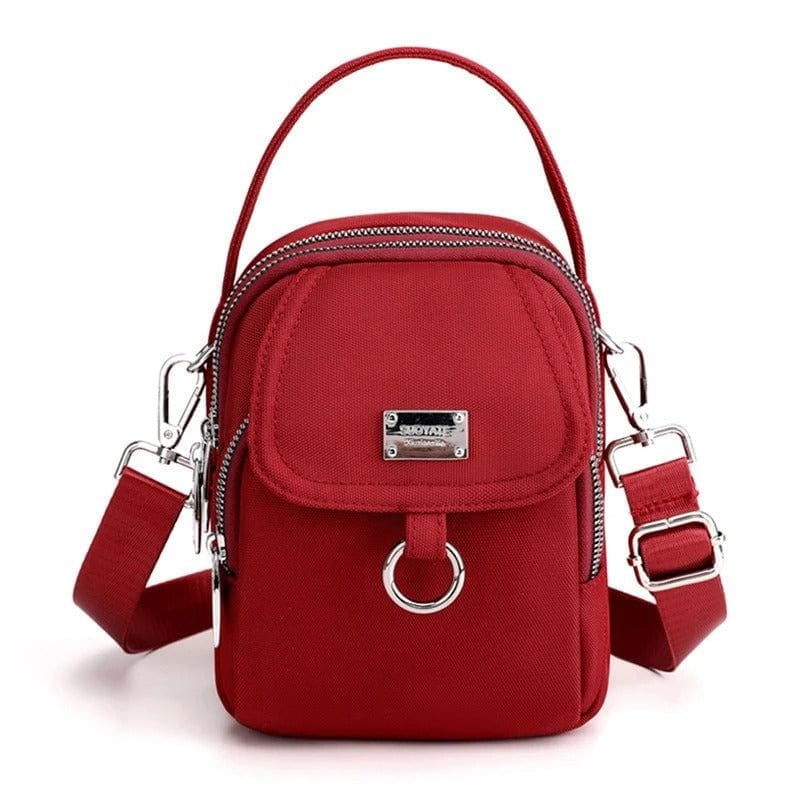 Celvera Tas Dames - Compacte Mini Crossbody met Tophandvat en Brede Riem | Mini