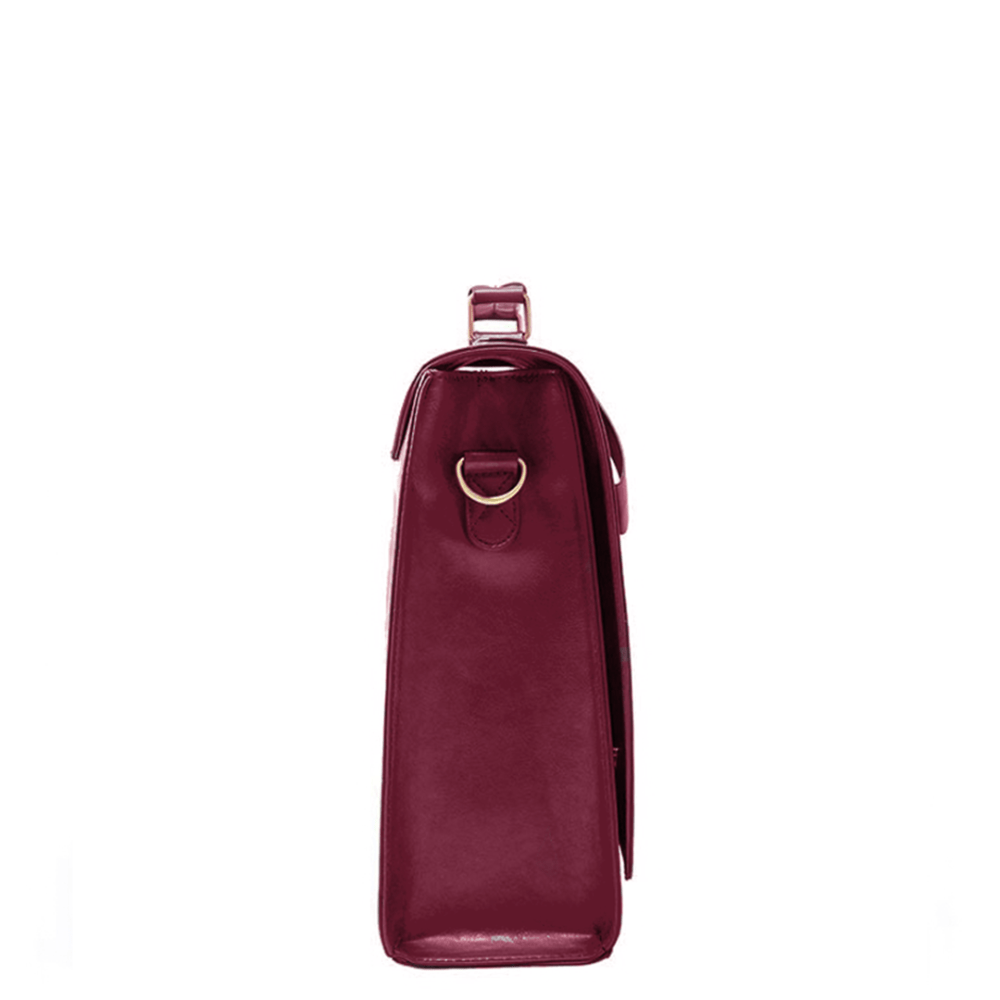 Celvera Tas Dames - Gestructureerde Flap Bag met Strik en Lasercut Detail | Chique