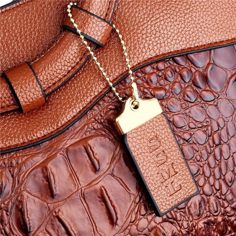 Celvera Tas Dames - Gestructureerde Handtas met Ronde Handvatten en Reliefpatroon | Chic