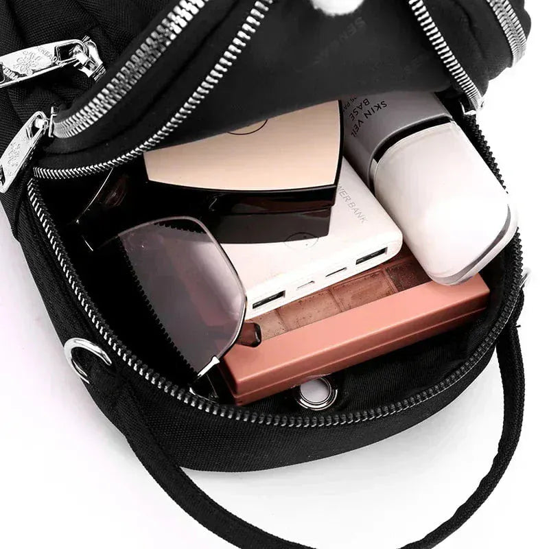 Celvera Tas Dames - Compacte Mini Crossbody met Tophandvat en Brede Riem | Mini
