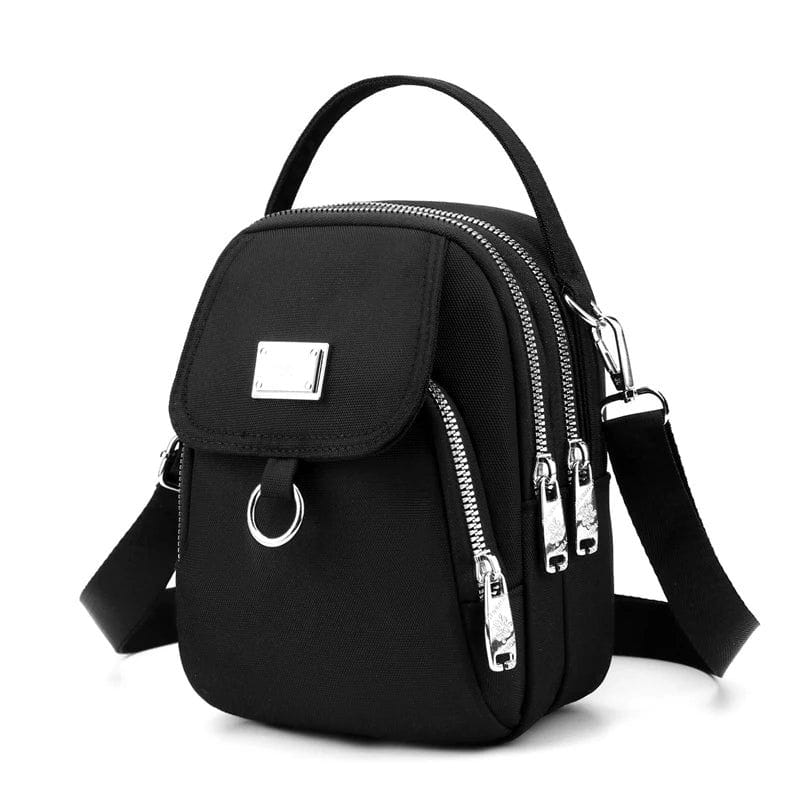 Celvera Tas Dames - Compacte Mini Crossbody met Tophandvat en Brede Riem | Mini