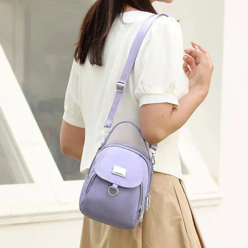 Celvera Tas Dames - Compacte Mini Crossbody met Tophandvat en Brede Riem | Mini