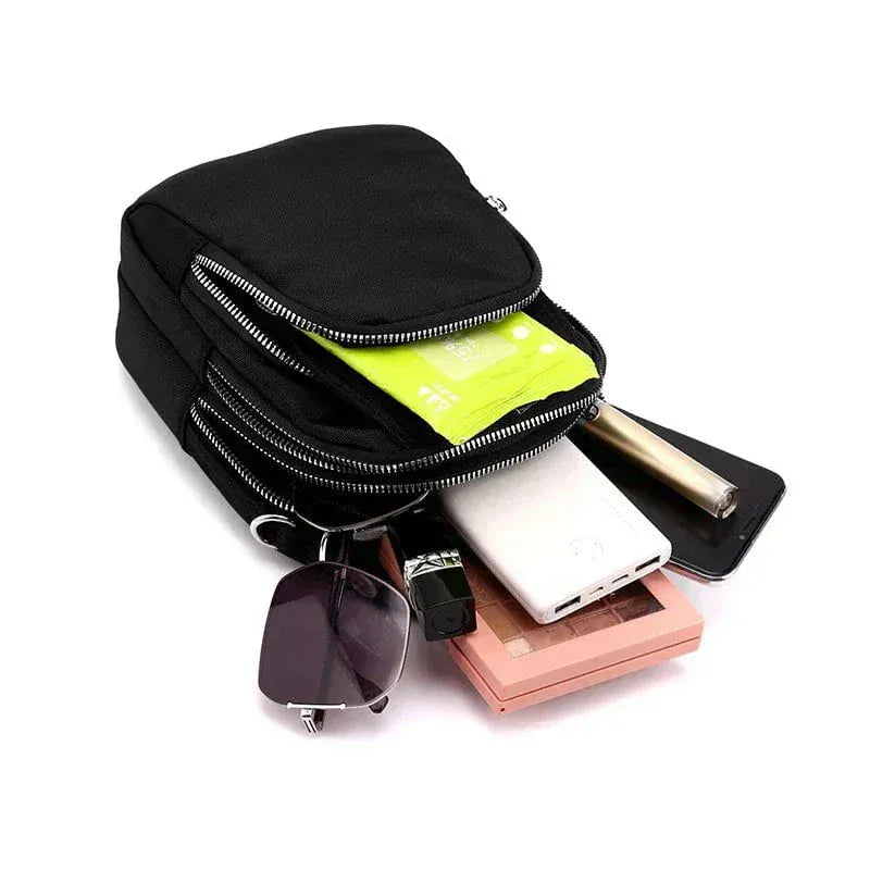Celvera Tas Dames - Compacte Mini Crossbody met Tophandvat en Brede Riem | Mini