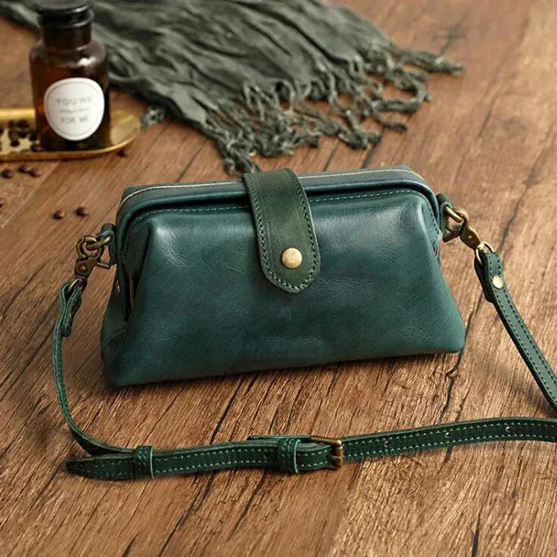 Celvera Tas Dames - Retro Crossbody met Drukknoop en Verstelbare Riem | Casual
