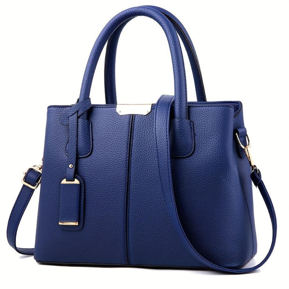 Celvera Tas Dames - Gestructureerde Handtas met Dubbel Handvat en Schouderriem | Chic