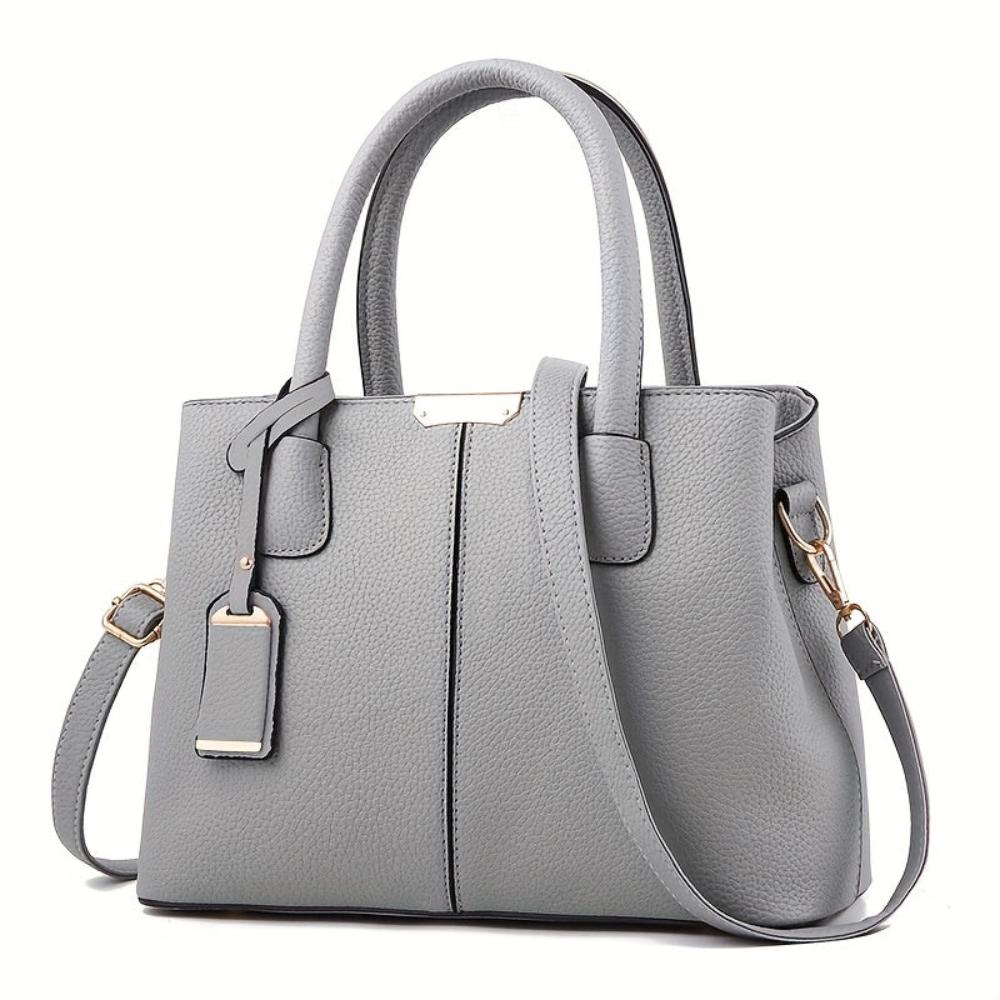 Celvera Tas Dames - Gestructureerde Handtas met Dubbel Handvat en Schouderriem | Chic