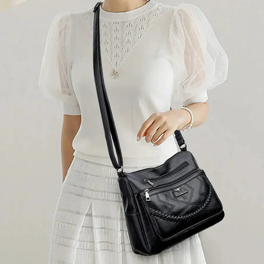 Celvera Moderne Crossbody Tas met Veel Vakken