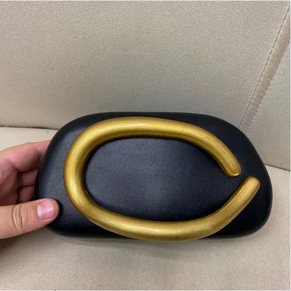 Celvera Tas Dames - Clutch met Gouden Detail | Chique