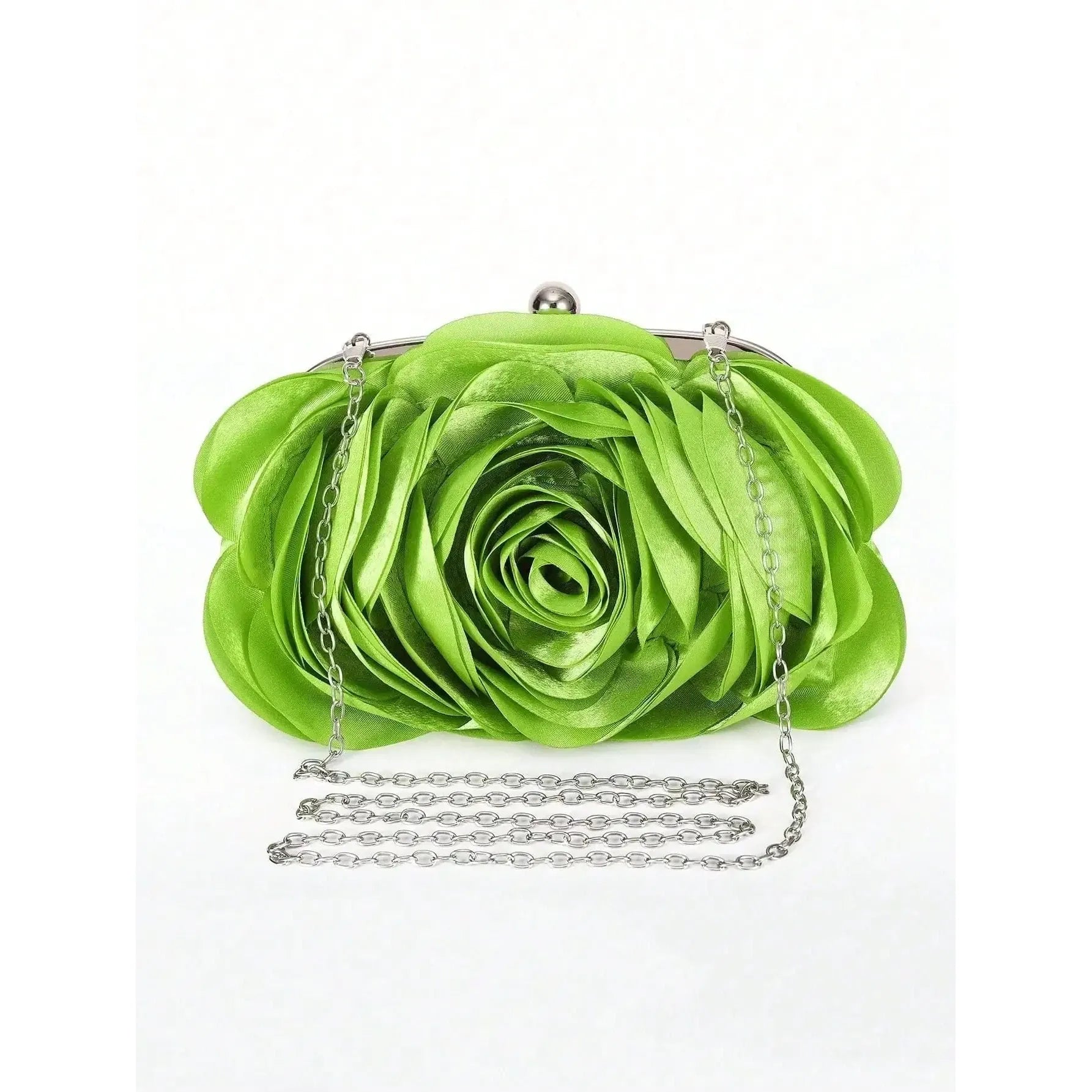 Celvera Tas Dames - Avondtasje met Bloem en Ketting | Elegant