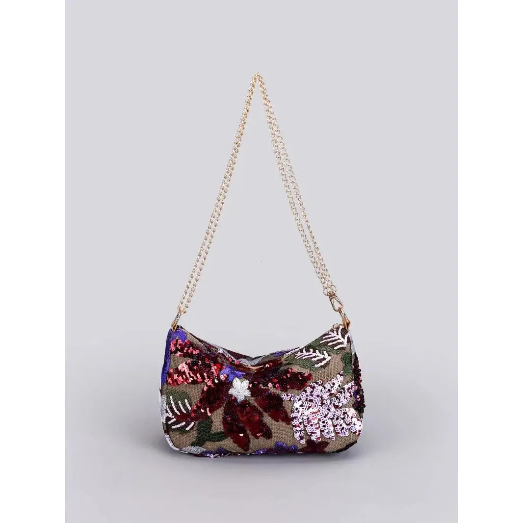 Celvera Schoudertas Dames - Romantische Hobo Bag met Bloemenprint | Zomer