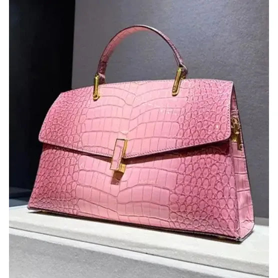 Celvera Tas Dames - Flap Tas met Logo Band en Bedeltje | Chique