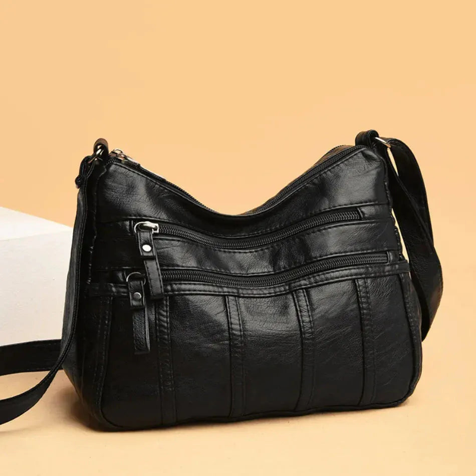 Celvera Dames crossbody tas van zacht leer – lichtgewicht en stijlvol