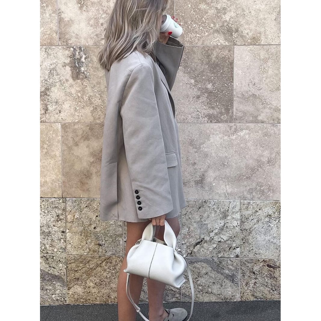 Celvera Tas Dames - Architecturale Tote met Dubbele Hengsels en Soepele Bodem | Elegant