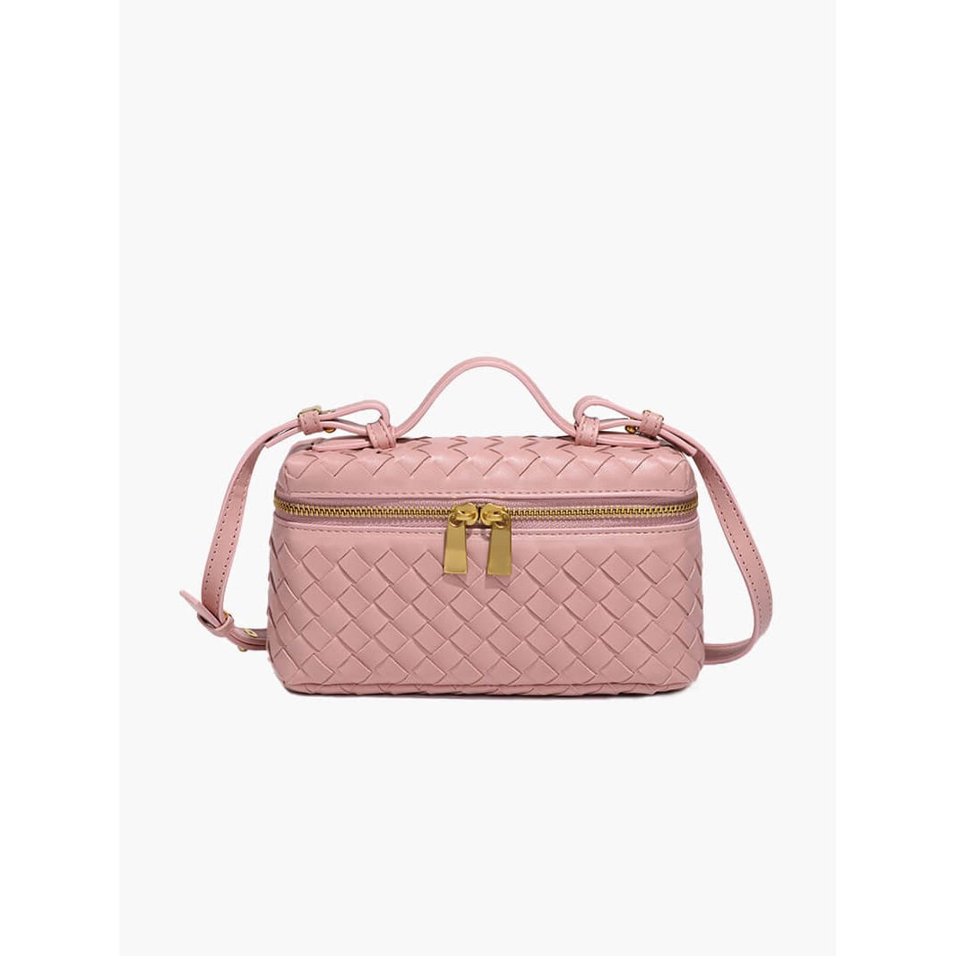 Celvera Luxe Gevlochten Handtas – Compacte Dames Tas voor Avond en Dag