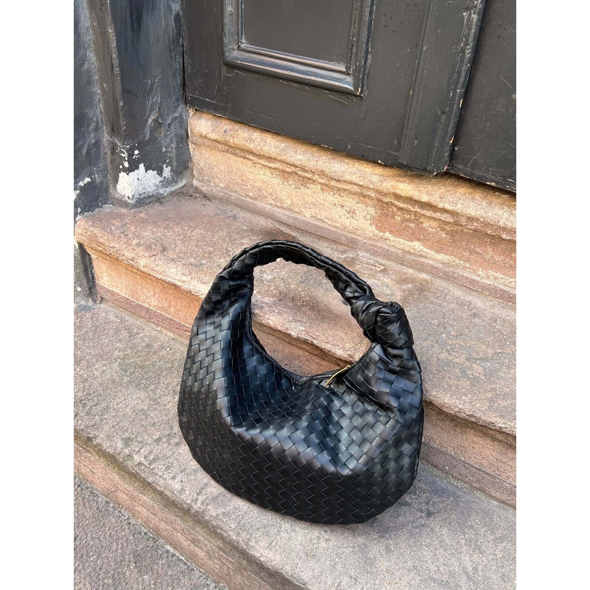 Celvera Luxe Gevlochten Schoudertas – Compacte Dames Tas voor Avond en Dag