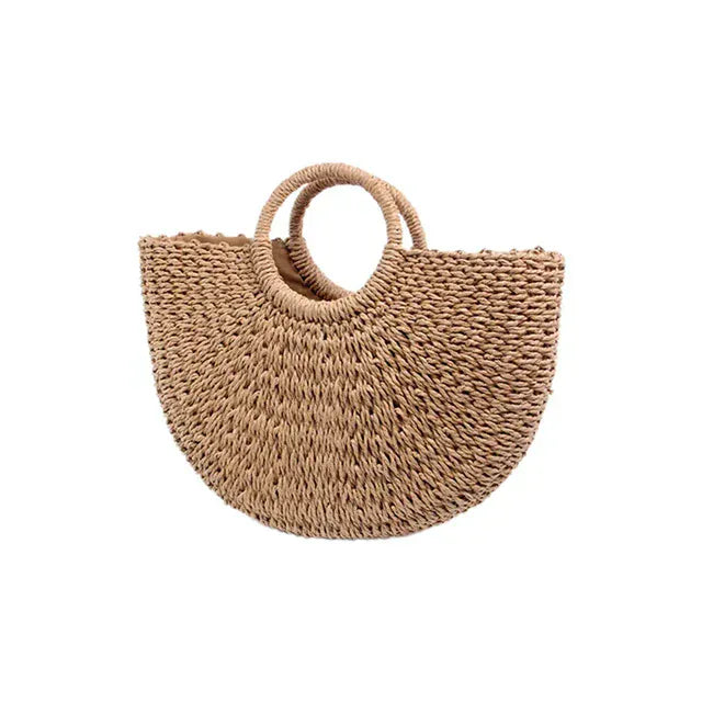 Celvera Tas Dames - Strandtas met Ronde Hengsels en Open Silhouet | Zomer