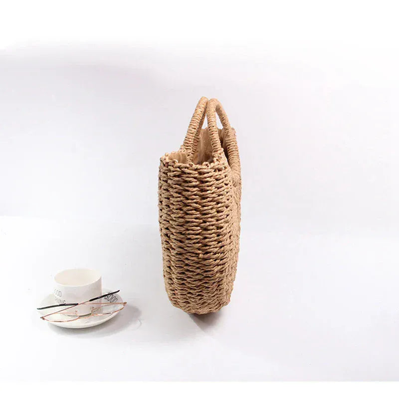 Celvera Tas Dames - Strandtas met Ronde Hengsels en Open Silhouet | Zomer