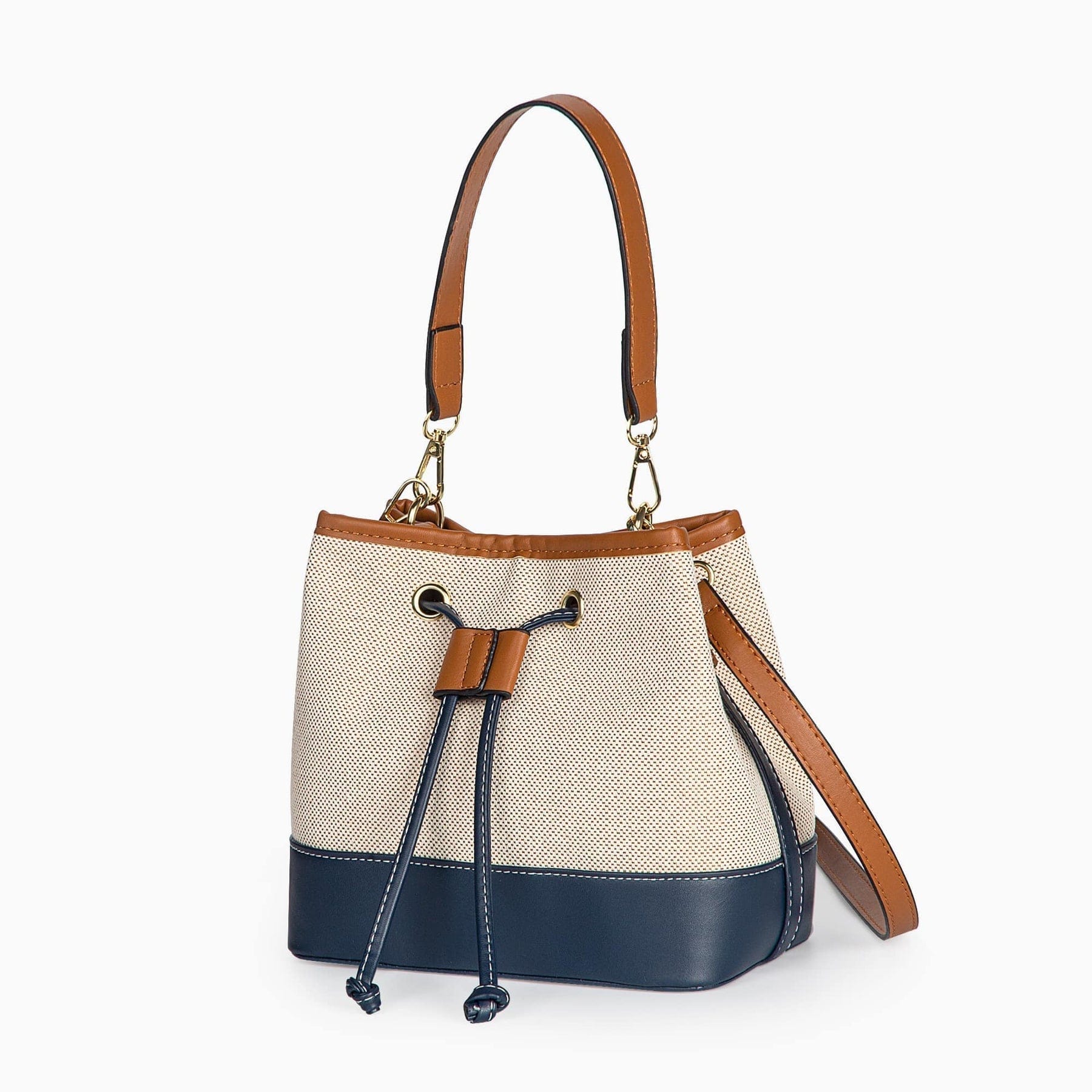 Celvera Tas Dames - Bucket Bag met Trekkoord en Afneembare Crossbodyband | Chique