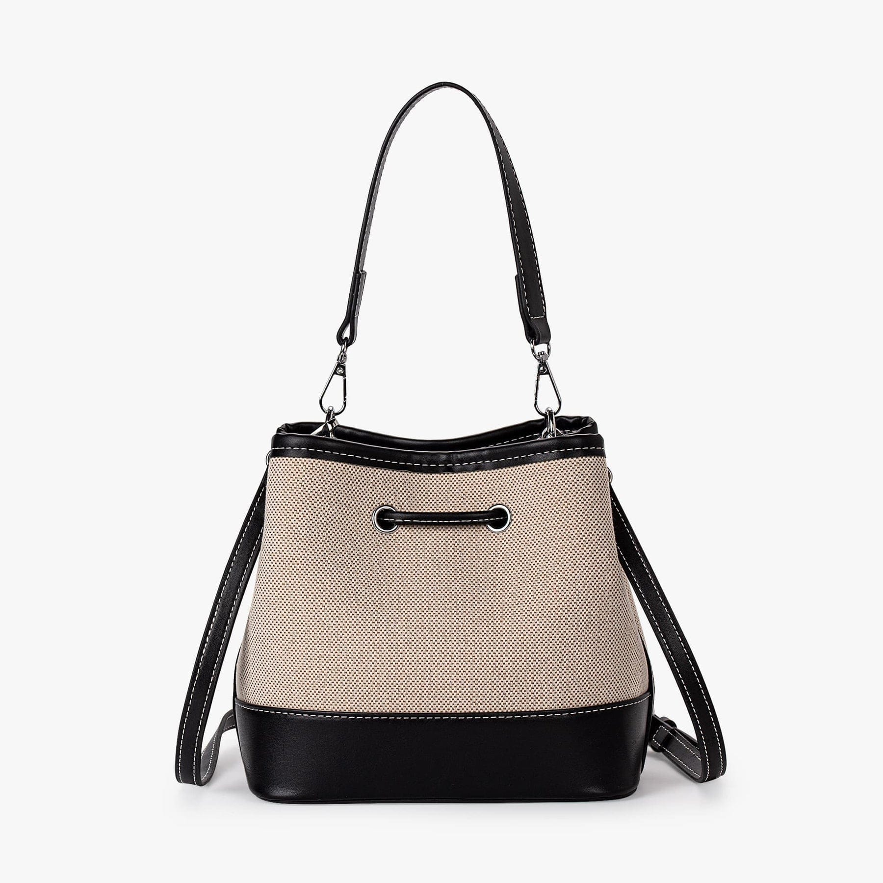 Celvera Tas Dames - Bucket Bag met Trekkoord en Afneembare Crossbodyband | Chique