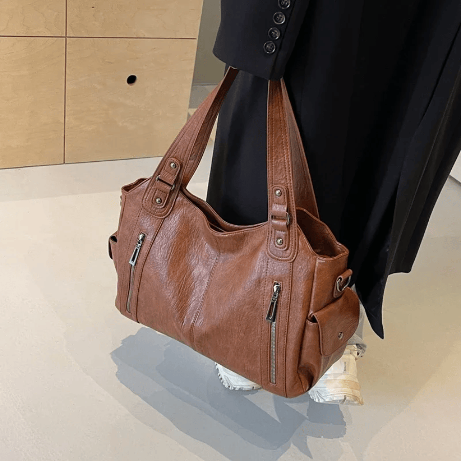 Celvera Elegante Dames Handtas van Kunstleer met Veel Opbergruimte