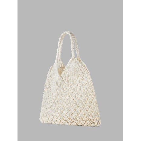 Celvera Tas Dames - Open Gehaakte Shopper met Dubbele Tophandvatten | Casual