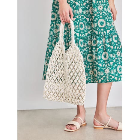 Celvera Tas Dames - Open Gehaakte Shopper met Dubbele Tophandvatten | Casual