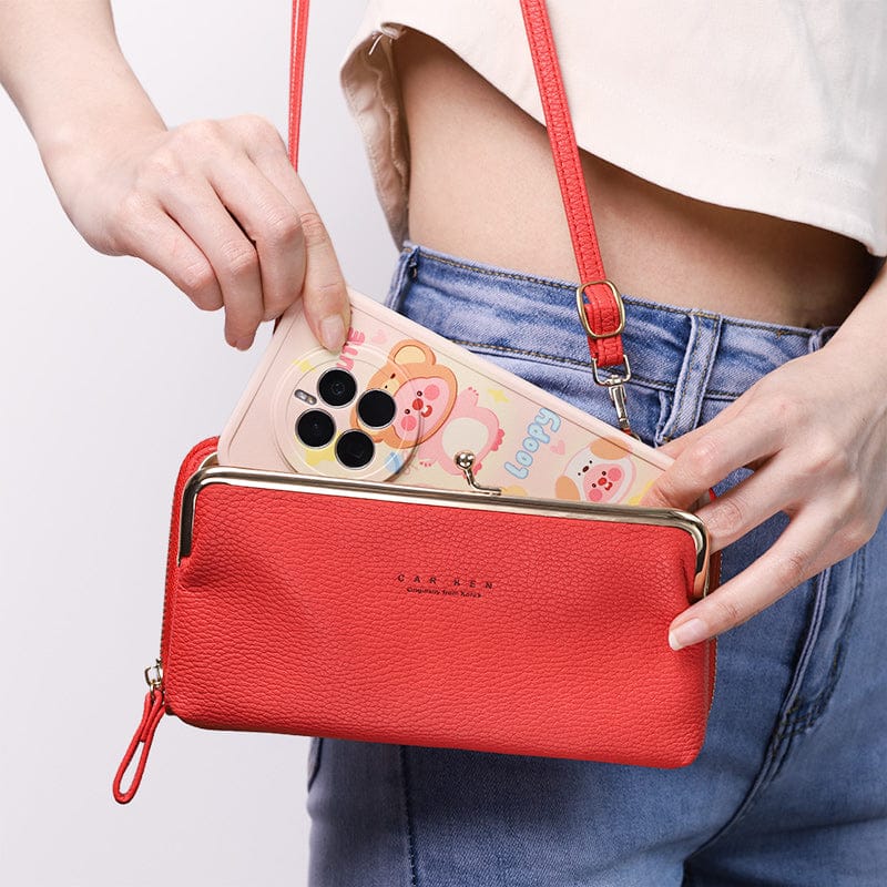 Celvera Trendy Crossbody Mobiele Tas – Ruim, Stijlvol en Veilig Sluitmechanisme