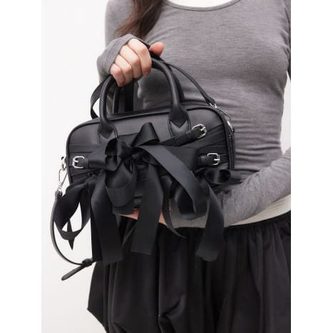 Celvera Tas Dames - Mini Bowling Model met Strikken en Tophandvatten